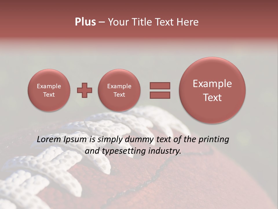Pile Tackled Grass PowerPoint Template