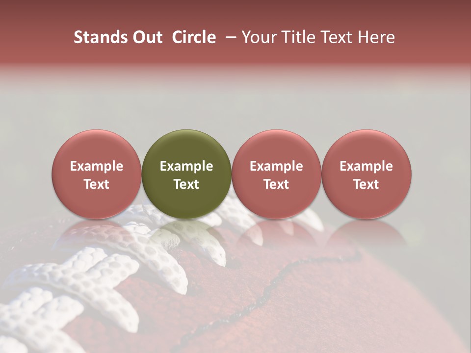 Pile Tackled Grass PowerPoint Template