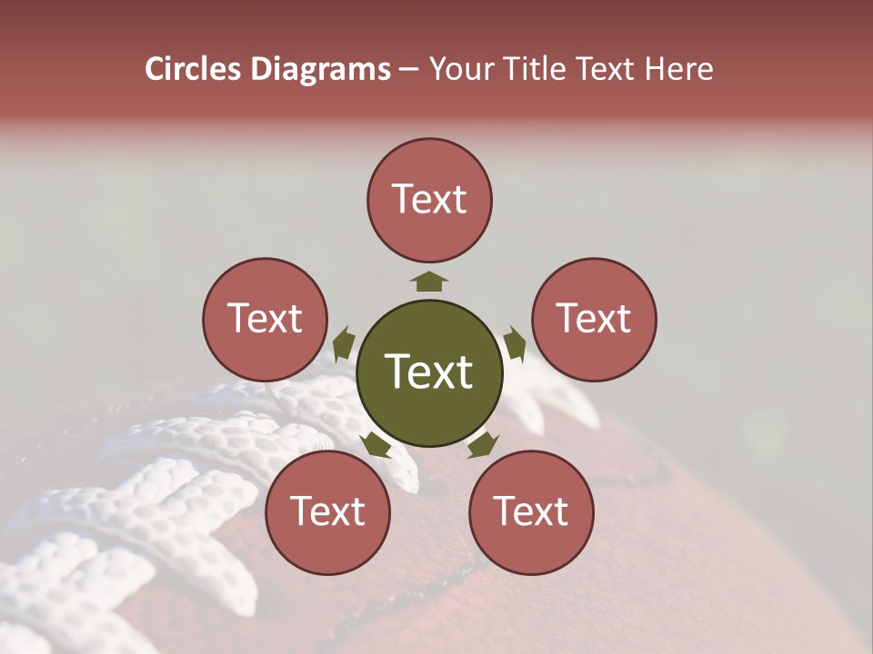 Pile Tackled Grass PowerPoint Template