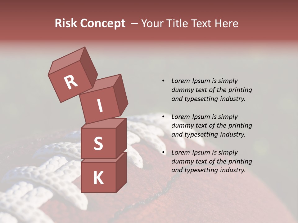 Pile Tackled Grass PowerPoint Template