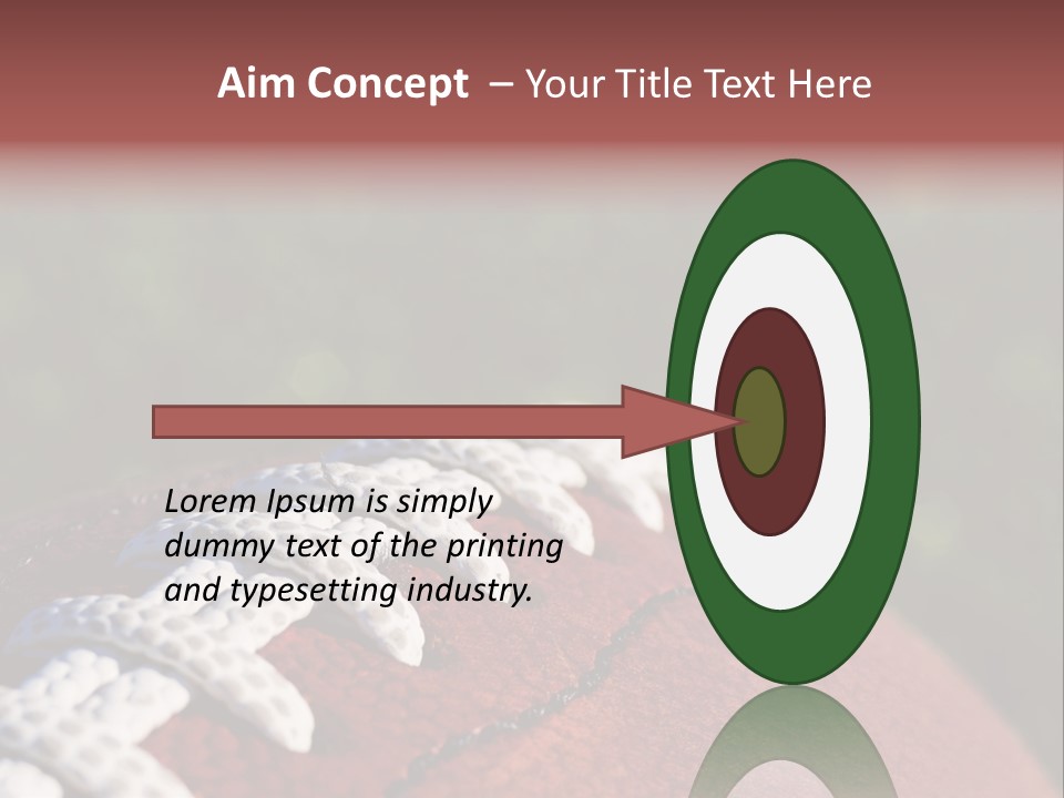 Pile Tackled Grass PowerPoint Template