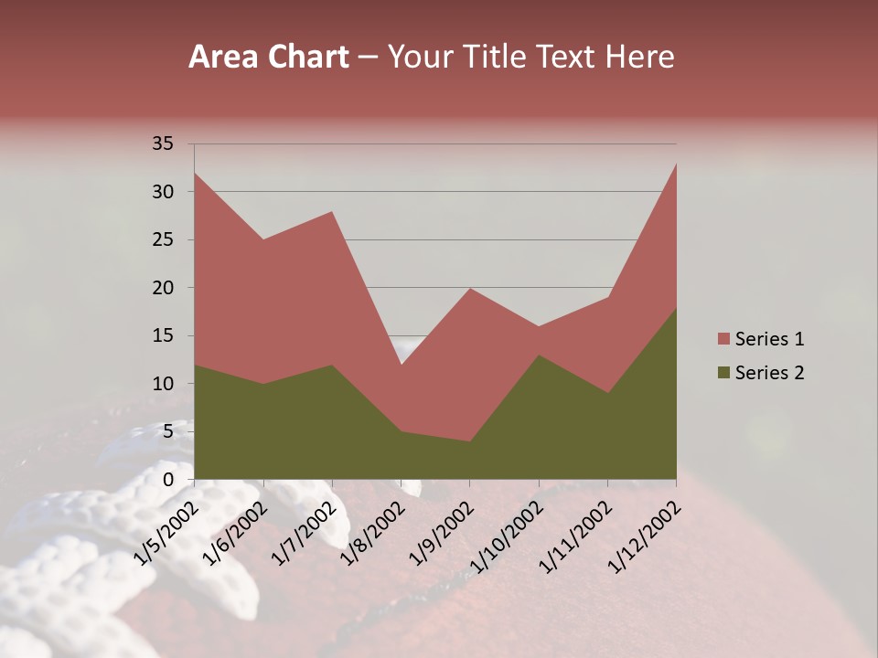 Pile Tackled Grass PowerPoint Template