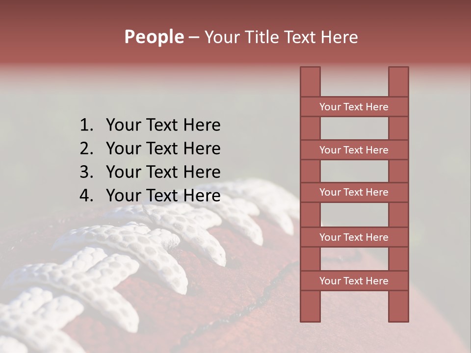 Pile Tackled Grass PowerPoint Template