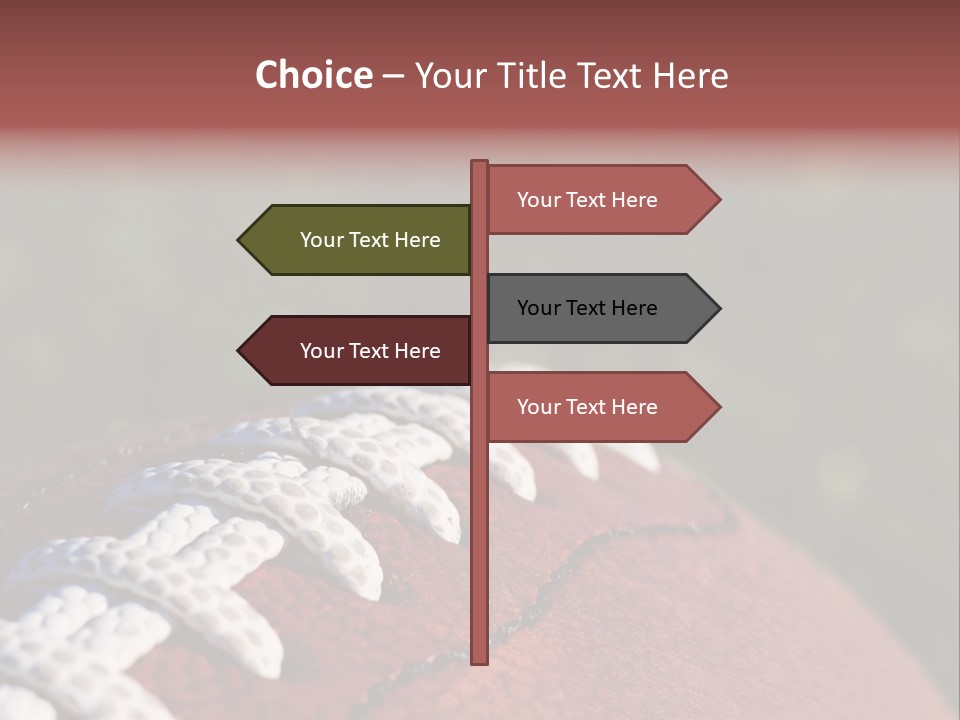 Pile Tackled Grass PowerPoint Template