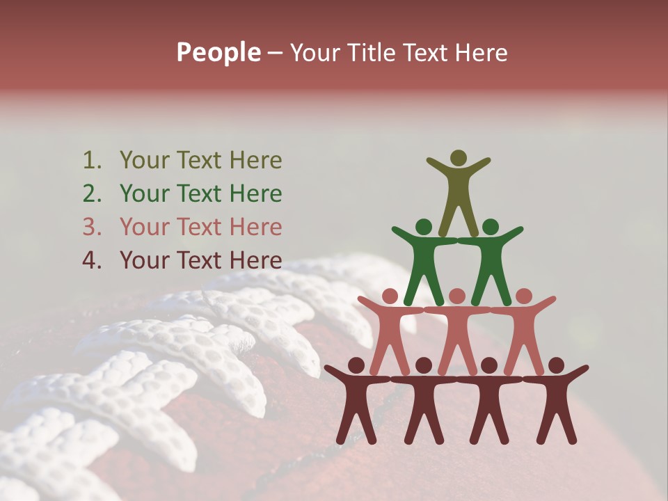 Pile Tackled Grass PowerPoint Template