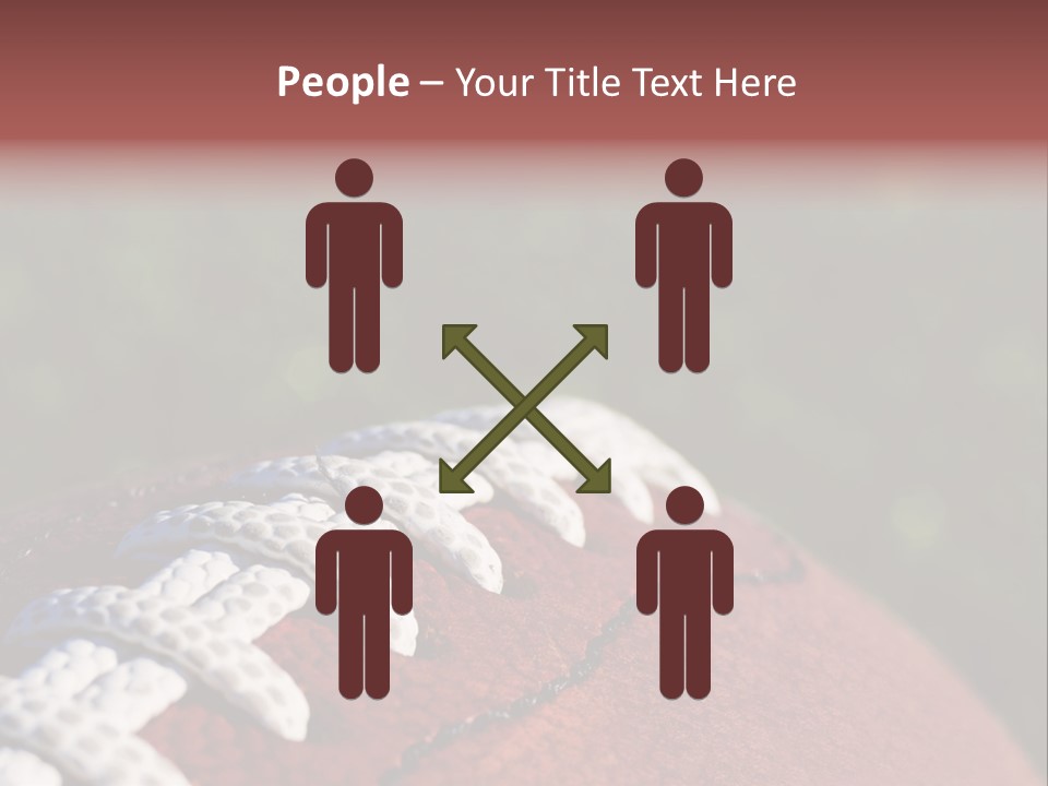 Pile Tackled Grass PowerPoint Template