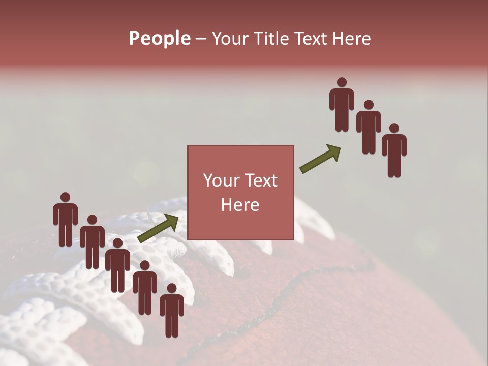 Pile Tackled Grass PowerPoint Template