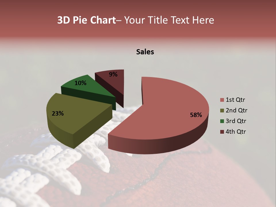 Pile Tackled Grass PowerPoint Template