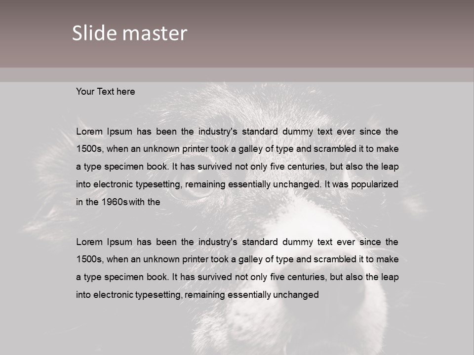 Workplace Economy Tall PowerPoint Template