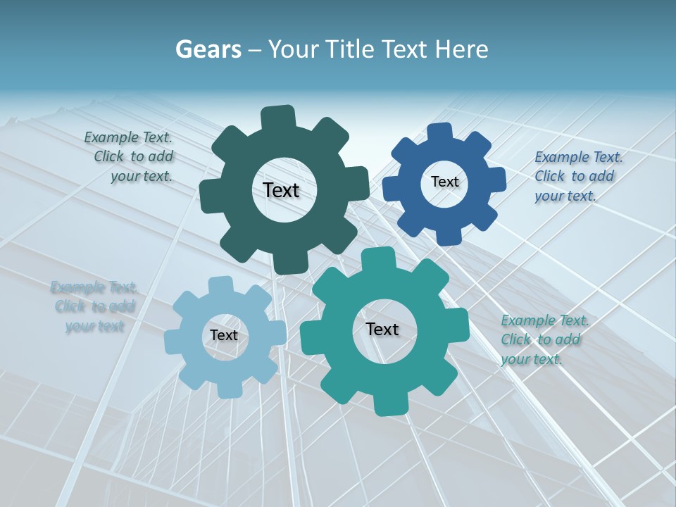 Workplace Economy Tall PowerPoint Template