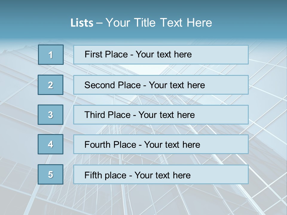 Workplace Economy Tall PowerPoint Template