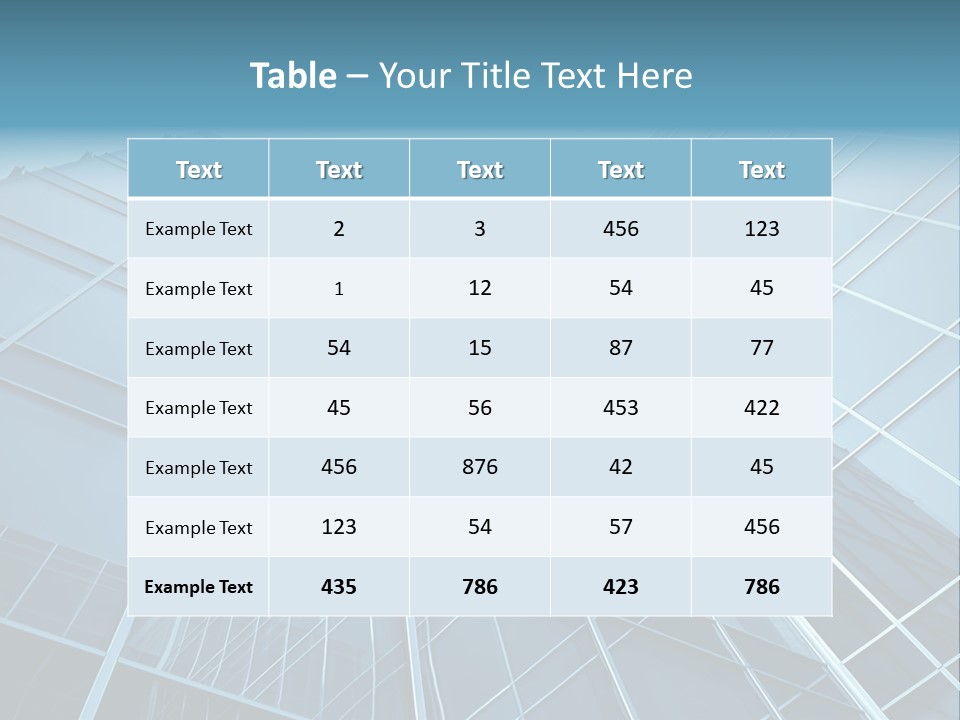 Workplace Economy Tall PowerPoint Template