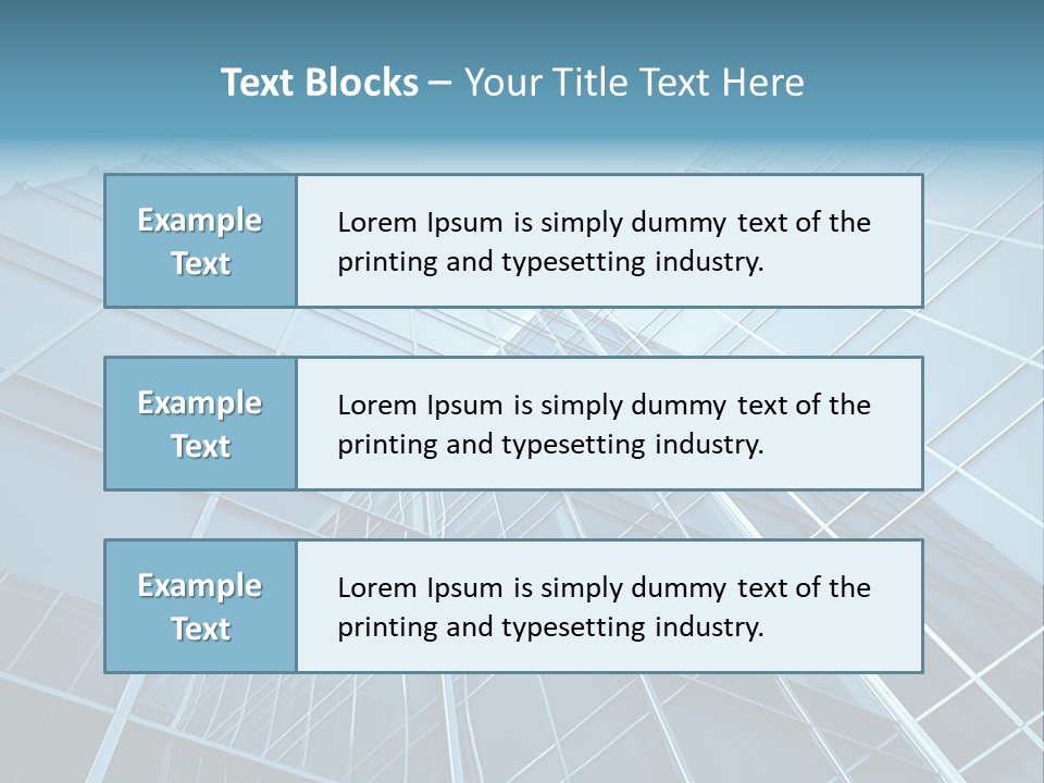 Workplace Economy Tall PowerPoint Template