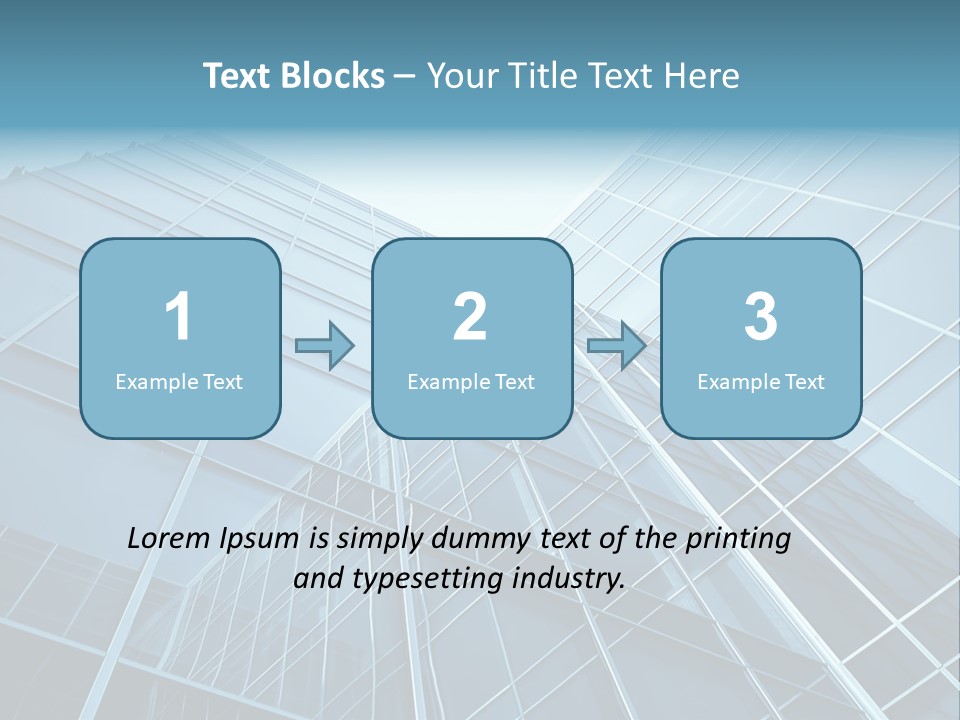 Workplace Economy Tall PowerPoint Template