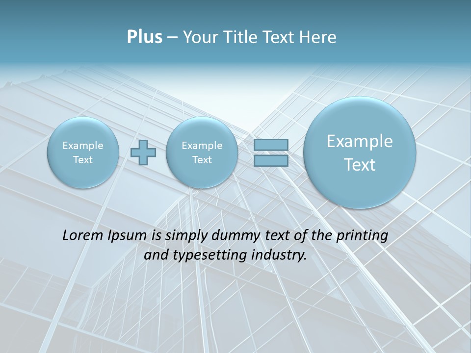 Workplace Economy Tall PowerPoint Template