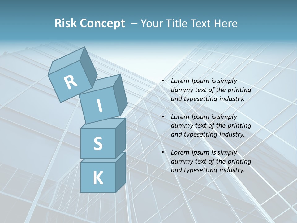 Workplace Economy Tall PowerPoint Template