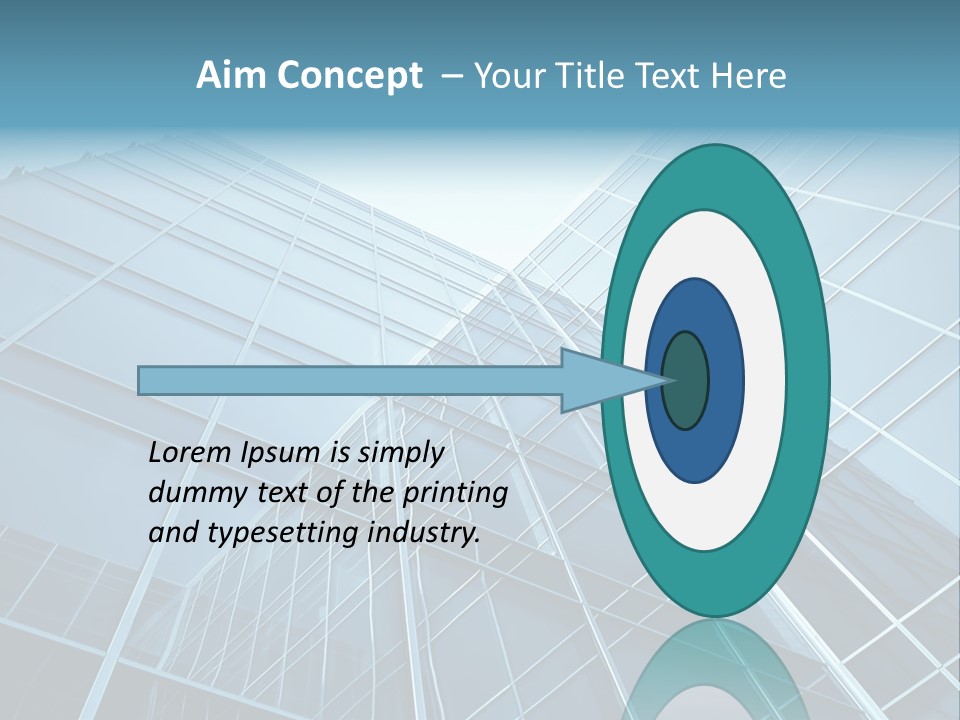 Workplace Economy Tall PowerPoint Template