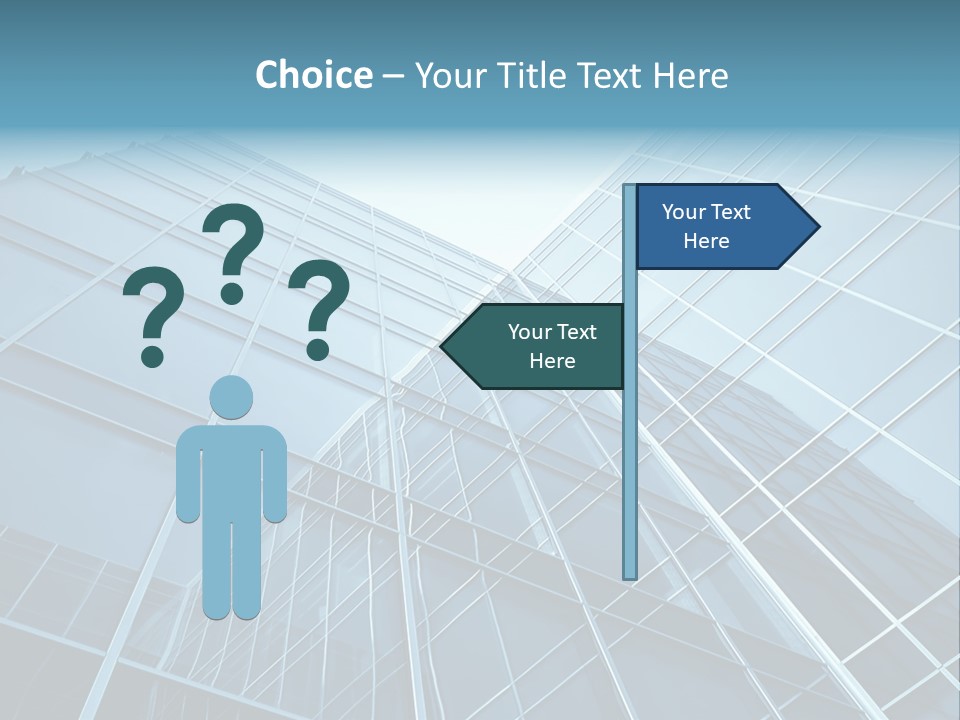 Workplace Economy Tall PowerPoint Template