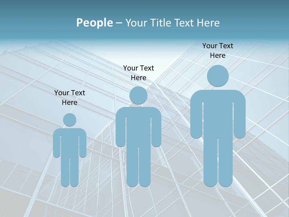 Workplace Economy Tall PowerPoint Template