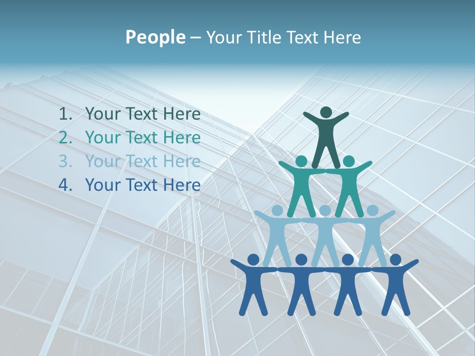 Workplace Economy Tall PowerPoint Template