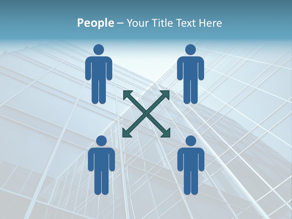 Workplace Economy Tall PowerPoint Template