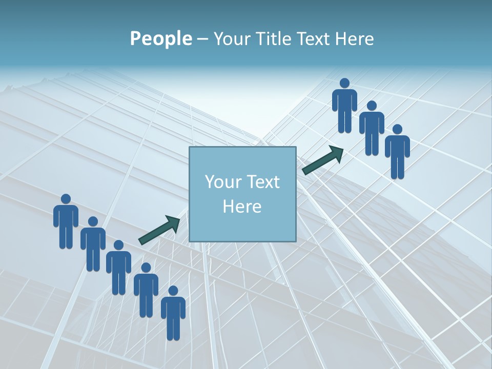 Workplace Economy Tall PowerPoint Template