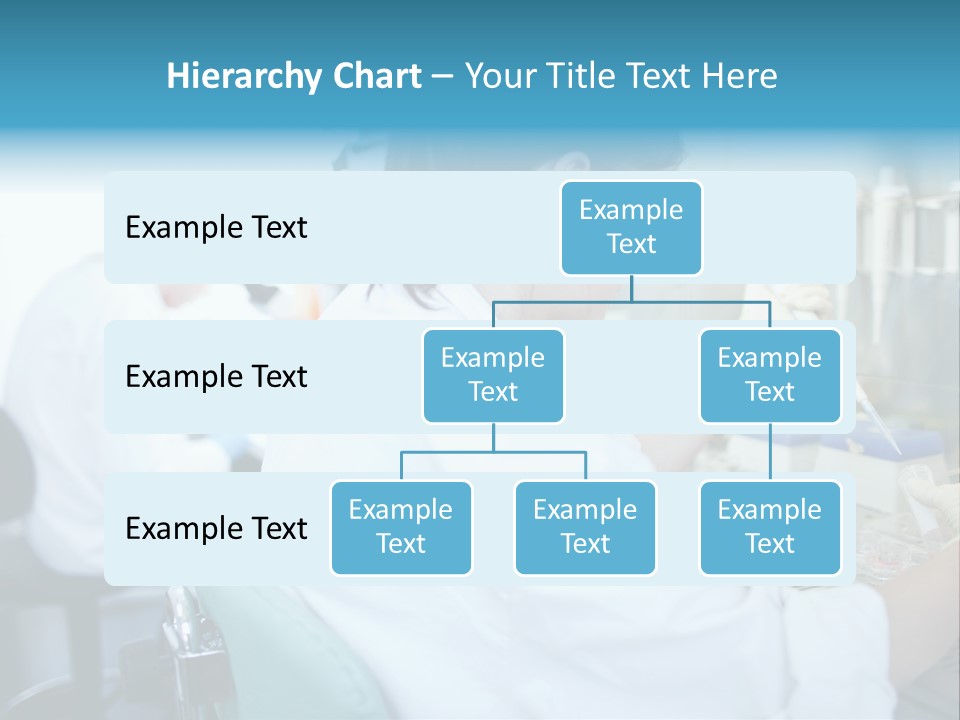 A Woman In White Lab Coat Working On A Machine PowerPoint Template