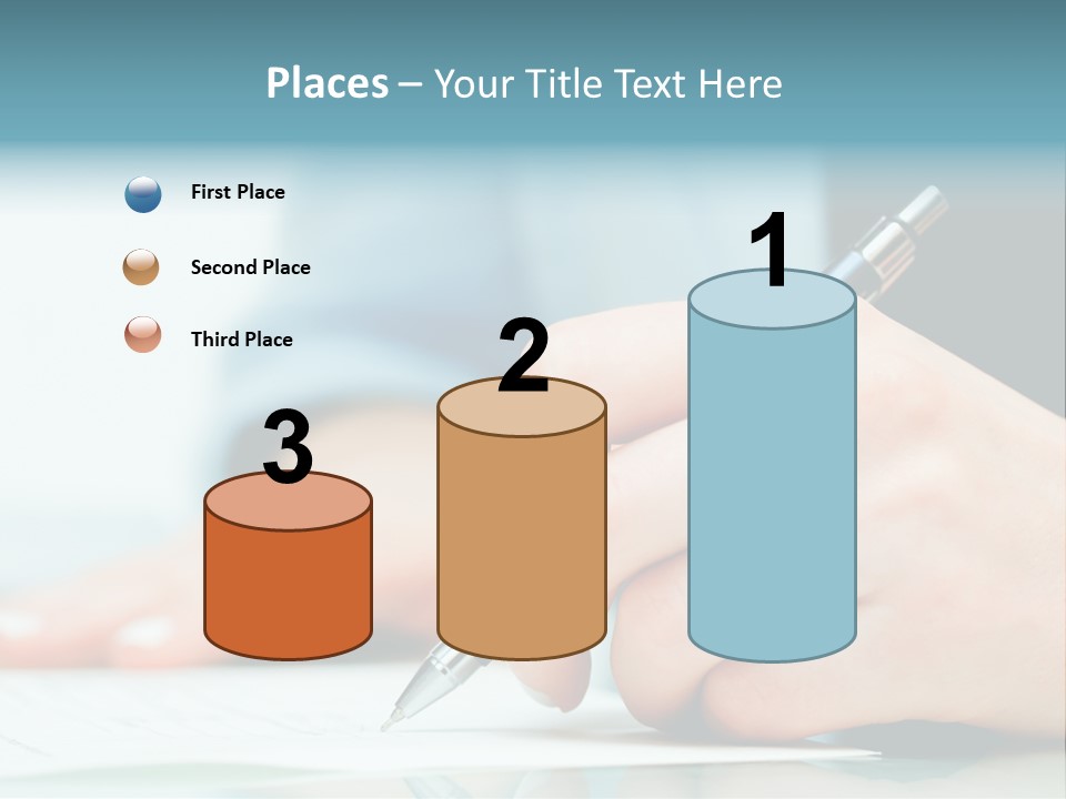 Hand Business Closeup PowerPoint Template