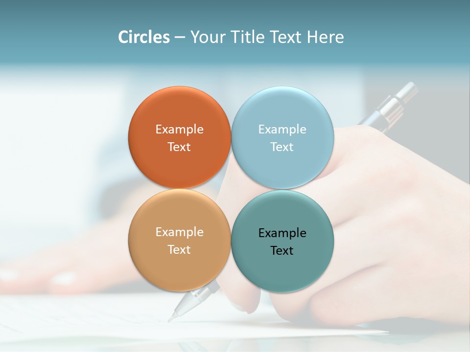 Hand Business Closeup PowerPoint Template