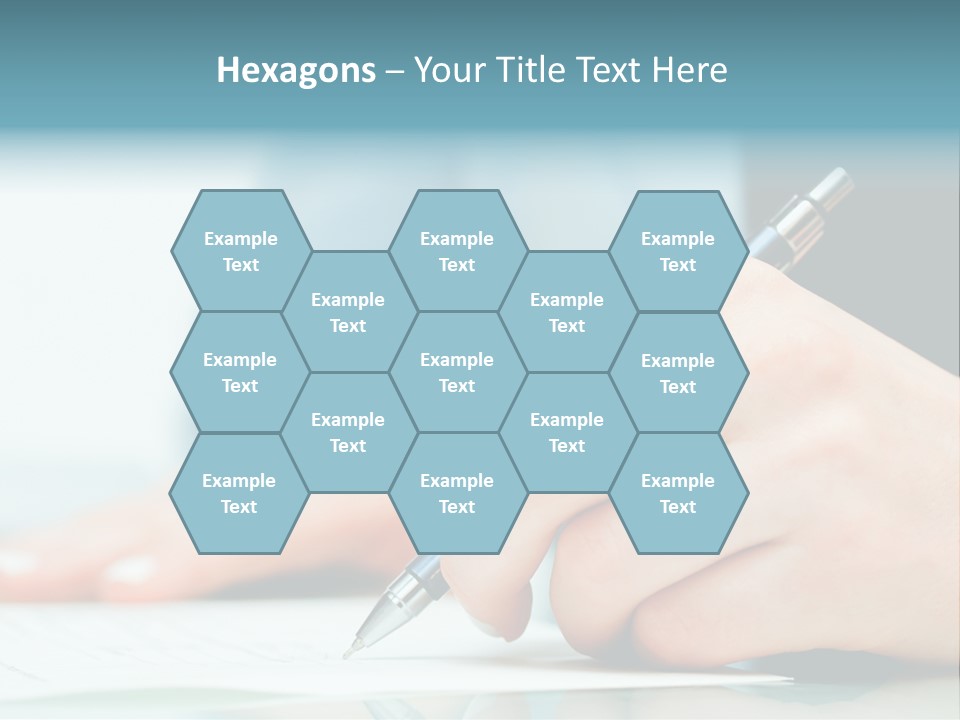 Hand Business Closeup PowerPoint Template