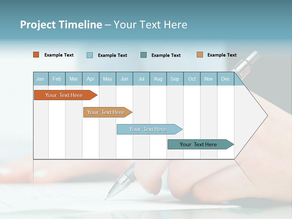 Hand Business Closeup PowerPoint Template