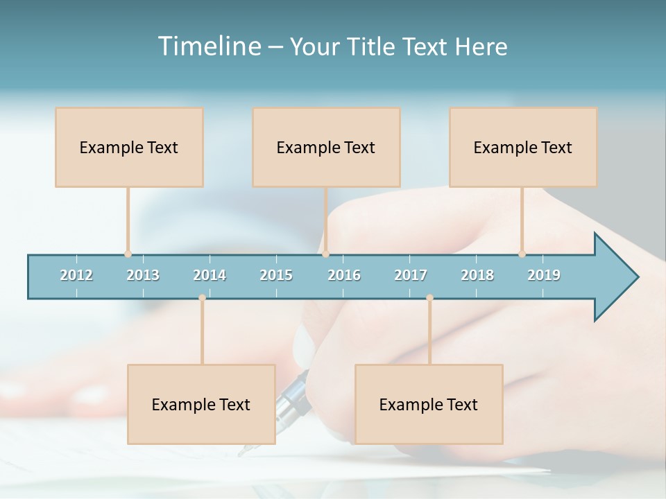 Hand Business Closeup PowerPoint Template