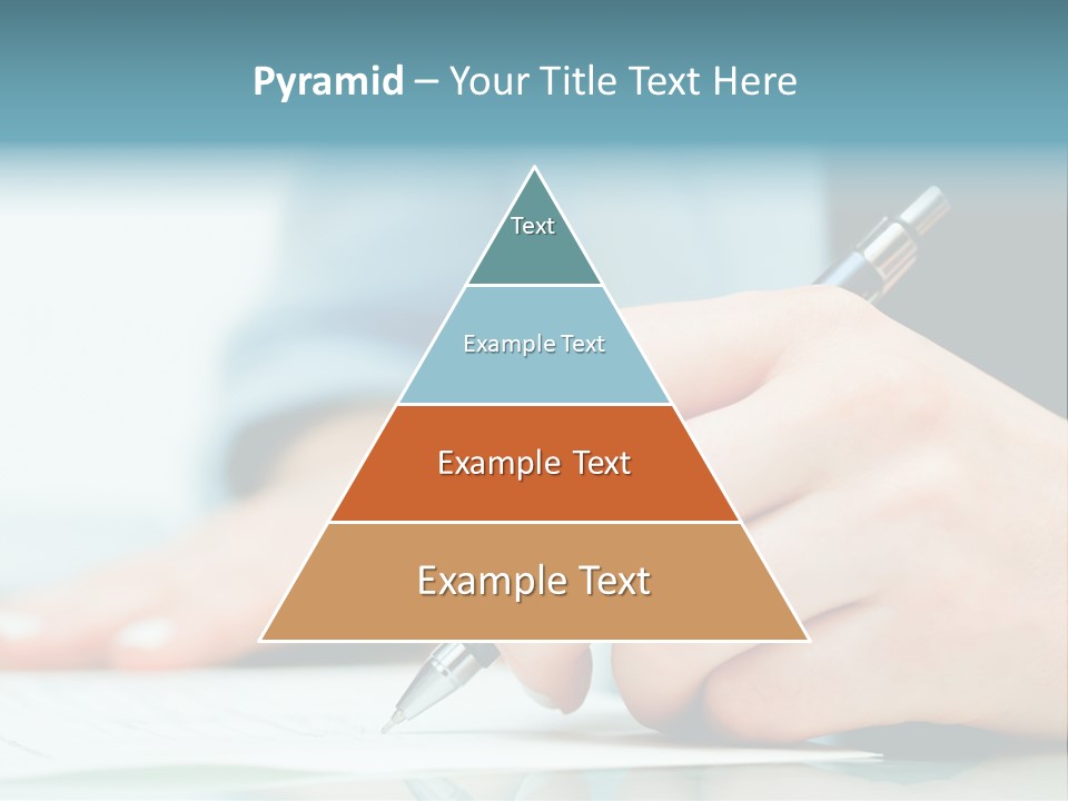 Hand Business Closeup PowerPoint Template