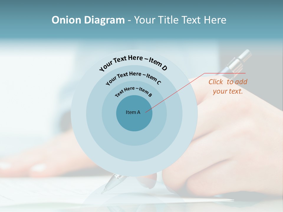 Hand Business Closeup PowerPoint Template