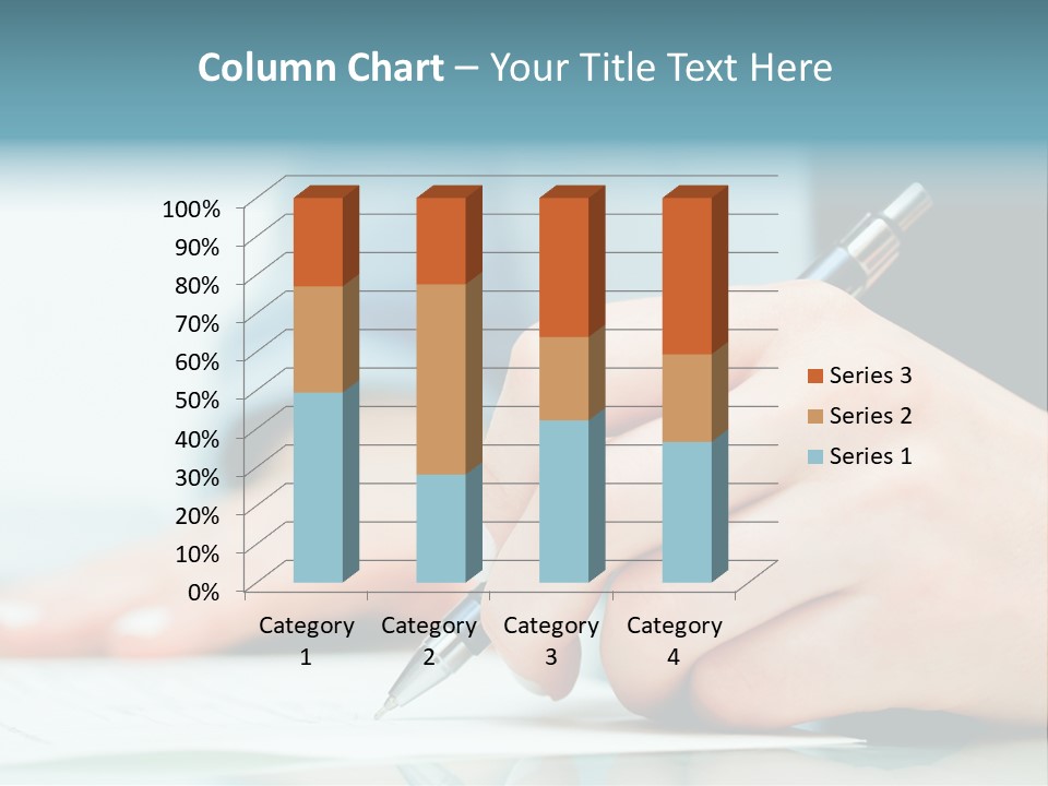 Hand Business Closeup PowerPoint Template