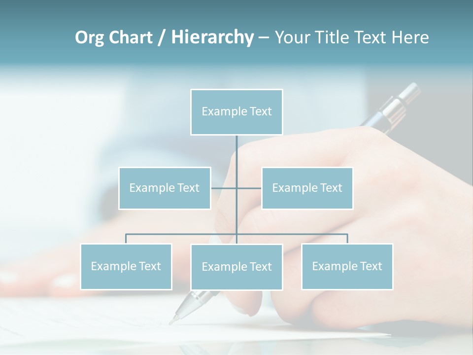 Hand Business Closeup PowerPoint Template