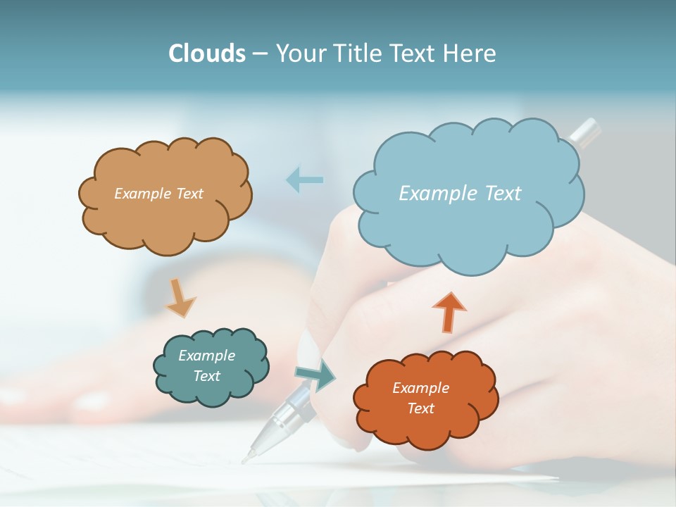 Hand Business Closeup PowerPoint Template