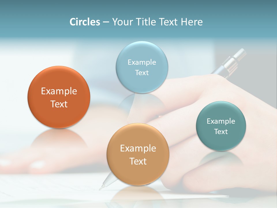 Hand Business Closeup PowerPoint Template