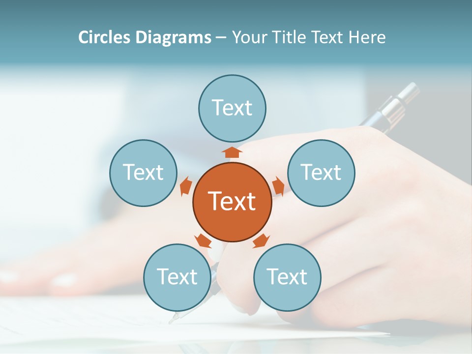 Hand Business Closeup PowerPoint Template