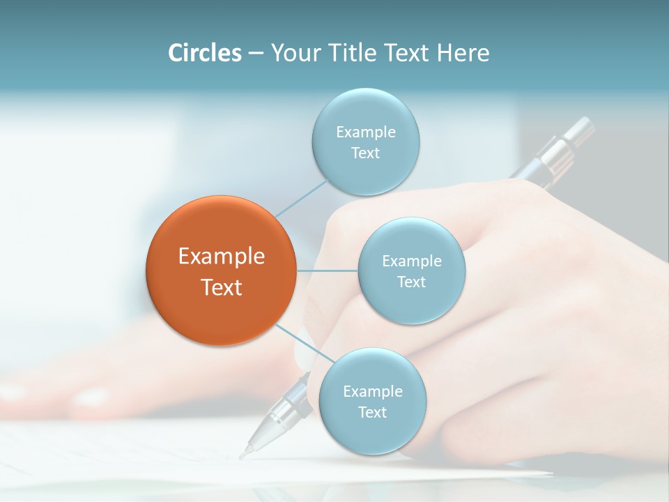 Hand Business Closeup PowerPoint Template