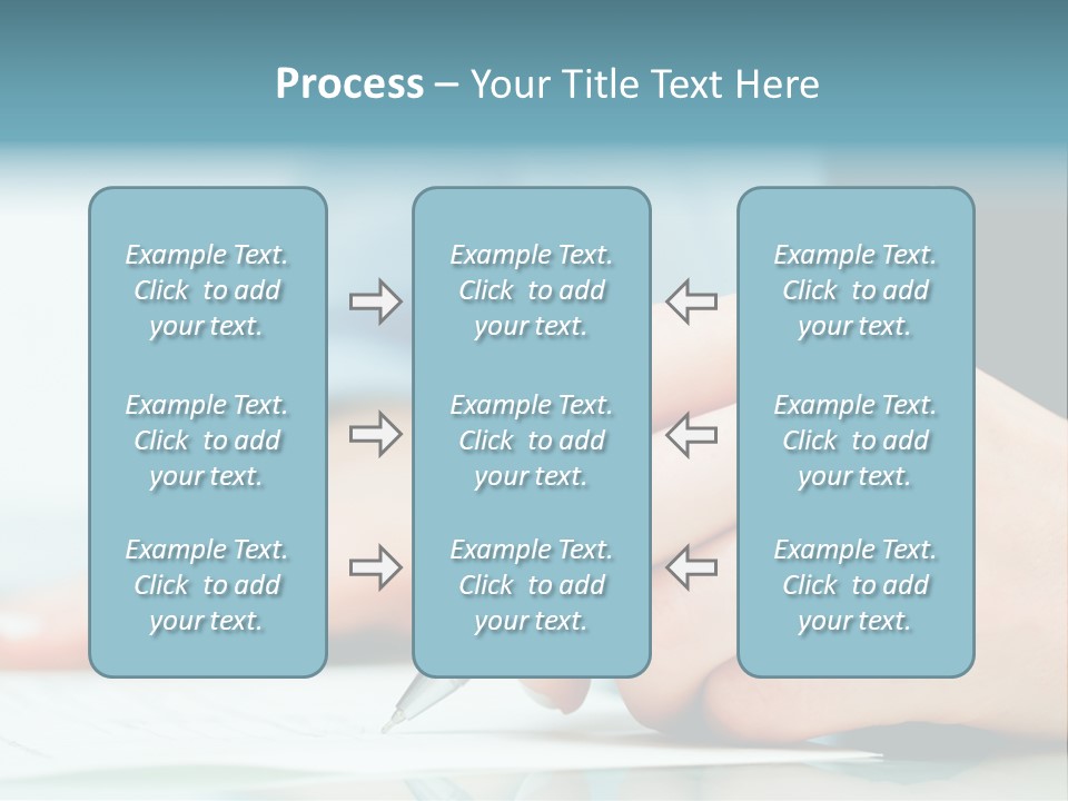 Hand Business Closeup PowerPoint Template