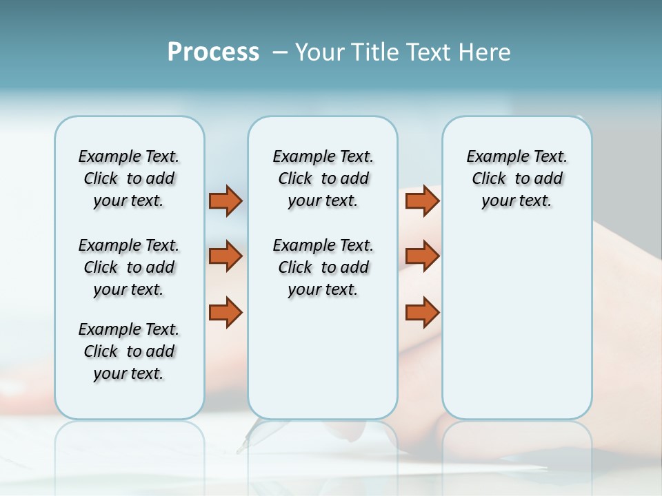 Hand Business Closeup PowerPoint Template