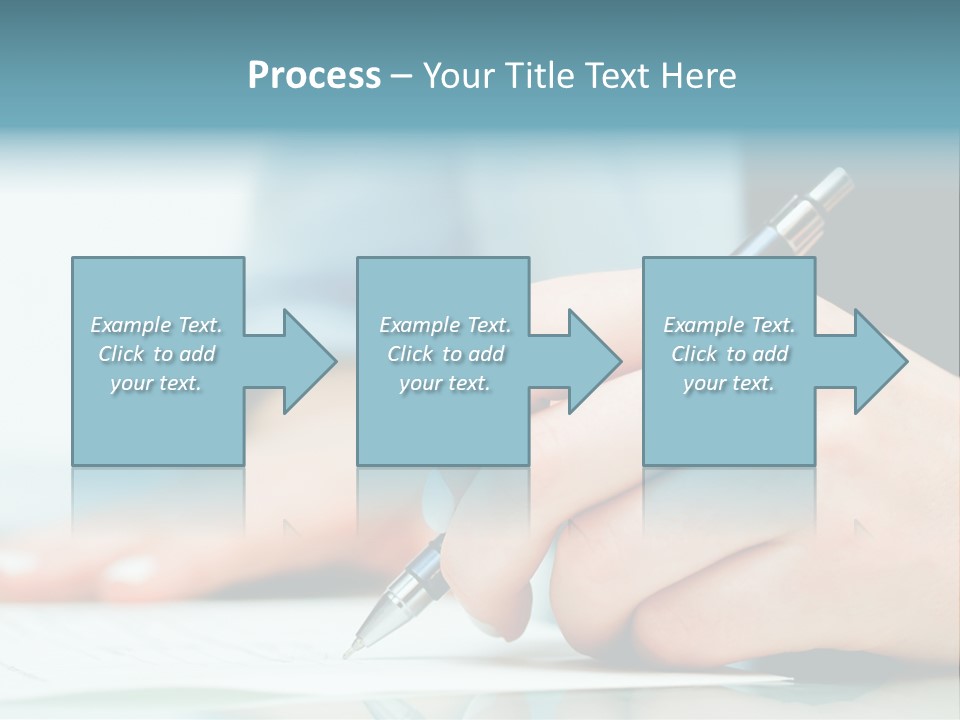 Hand Business Closeup PowerPoint Template