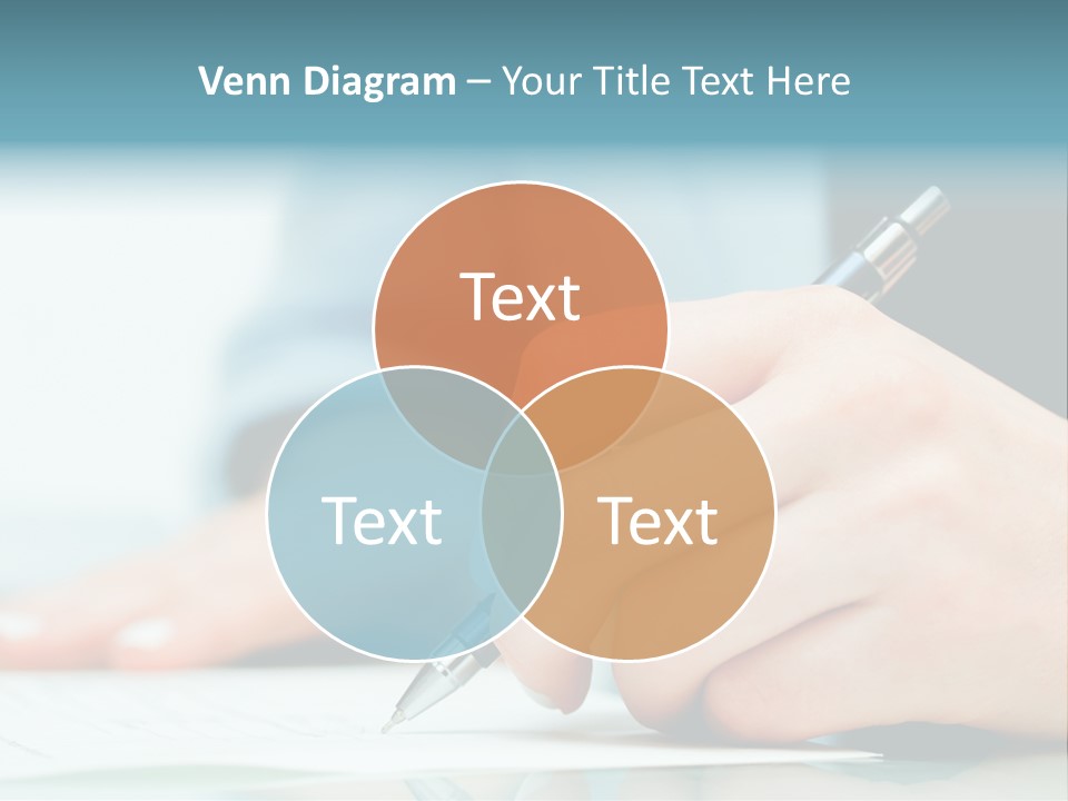 Hand Business Closeup PowerPoint Template