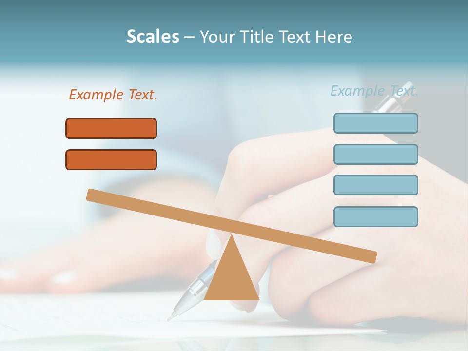 Hand Business Closeup PowerPoint Template