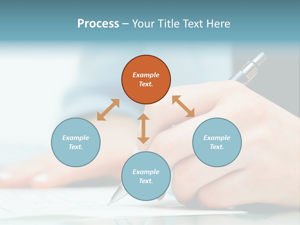 Hand Business Closeup PowerPoint Template