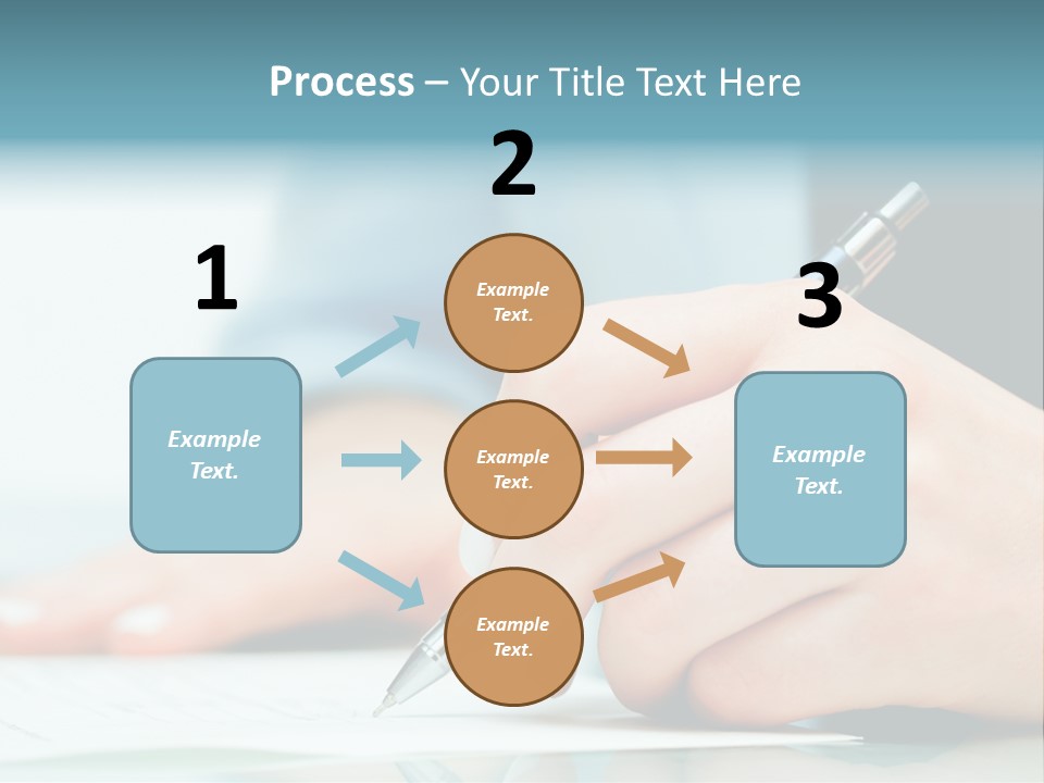 Hand Business Closeup PowerPoint Template