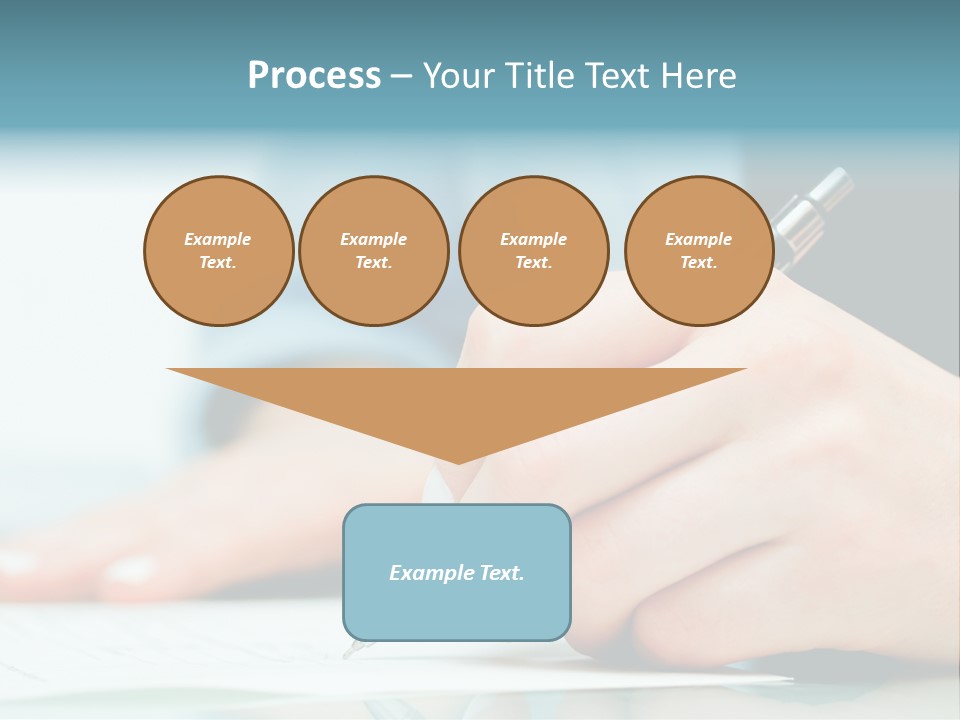 Hand Business Closeup PowerPoint Template