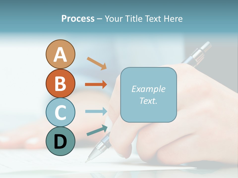 Hand Business Closeup PowerPoint Template