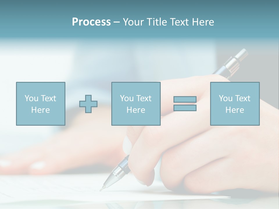 Hand Business Closeup PowerPoint Template